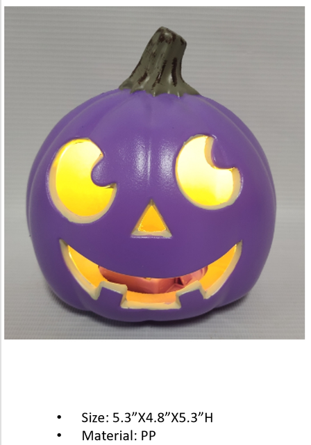 PP 5in Purple Pumpkin modle light