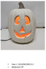 PP White col. pumpkin modle light