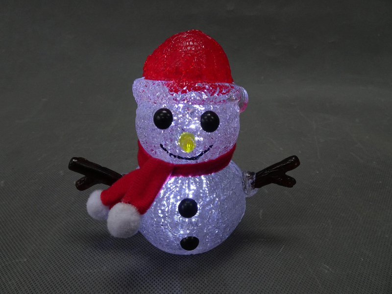 PS 3D Snowman Crystal lights
