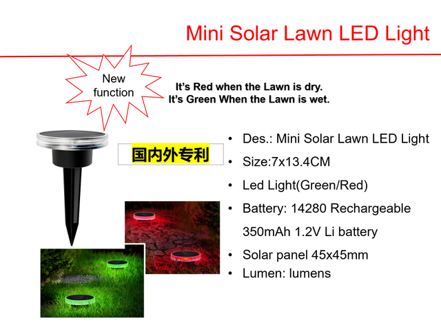 Solar LED Gutter & Mini Solar Lawn LED Lights