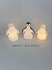 porcelain little black / white penguin light - 4