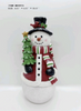 Clay Dough Santa Claus / Snowman / Reindeer on The Ball WITH LED LIGHT - 3