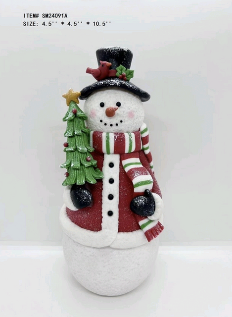 Clay Dough Santa Claus / Snowman / Reindeer on The Ball WITH LED LIGHT - 3