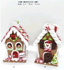 clay dough little Santa Claus & gingerbread man in the window of the candy house- 17