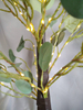 Green Leaf-Shaped Tree with LED Lights