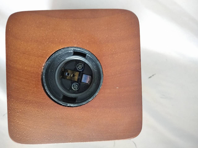 25cm Dark Brown Base LED Lamp with Labubu-Themed Light Figure & Built-in Storage Slot, Type-C Rechargeable Battery Included