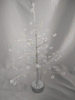 40cm Tall Bare Branch Tree with Transparent Orbs, Silver Copper Wire Warm White LED Lights, Rustic-Chic Decorative Lamp for Home/Event Styling