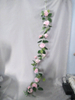 Rose-Shaped LED String Light - 8cm Diameter Blooms with Transparent AA*2 Battery Case, Ideal for Romantic/Decorative Lighting