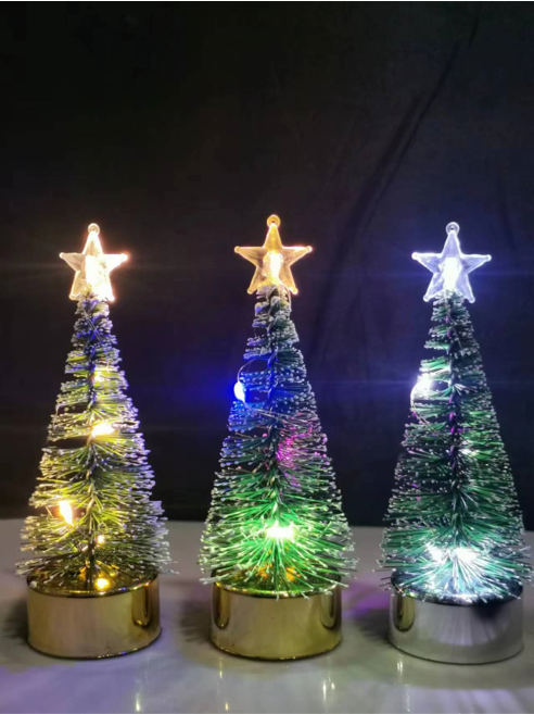 Acrylic imitation Christmas tree with star