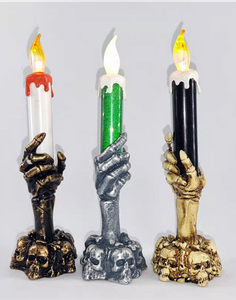 Acrylic Halloween bone candle light