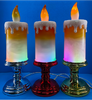 Acrylic colored candle light