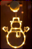 Acrylic Christmas light decorations and ornaments