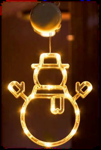 Acrylic Christmas light decorations and ornaments