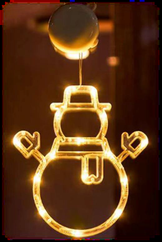 Acrylic Christmas light decorations and ornaments