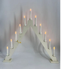 9 LEDs Wooden Candle Bridge Light