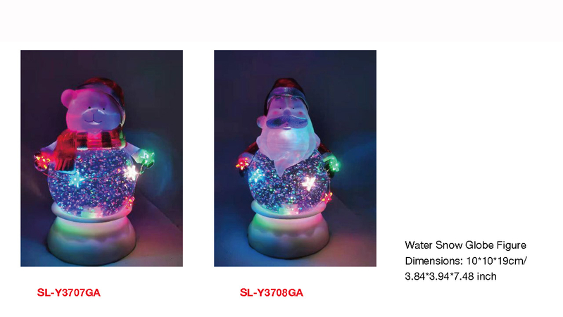 Acrylic Water Snow Globe Figure Bear / Santa Claus SR - 132