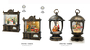 Acrylic Water Motion Andiron /lantern light Snowmen & Gitfs / Santa Claus & Andiron / Santa Claus & Gifts / Snowmen SJ - 22