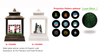 Acrylic Water globe spinner Lantern & Projector Light Santa Claus & Football /Snowman & Gifts SR - 24