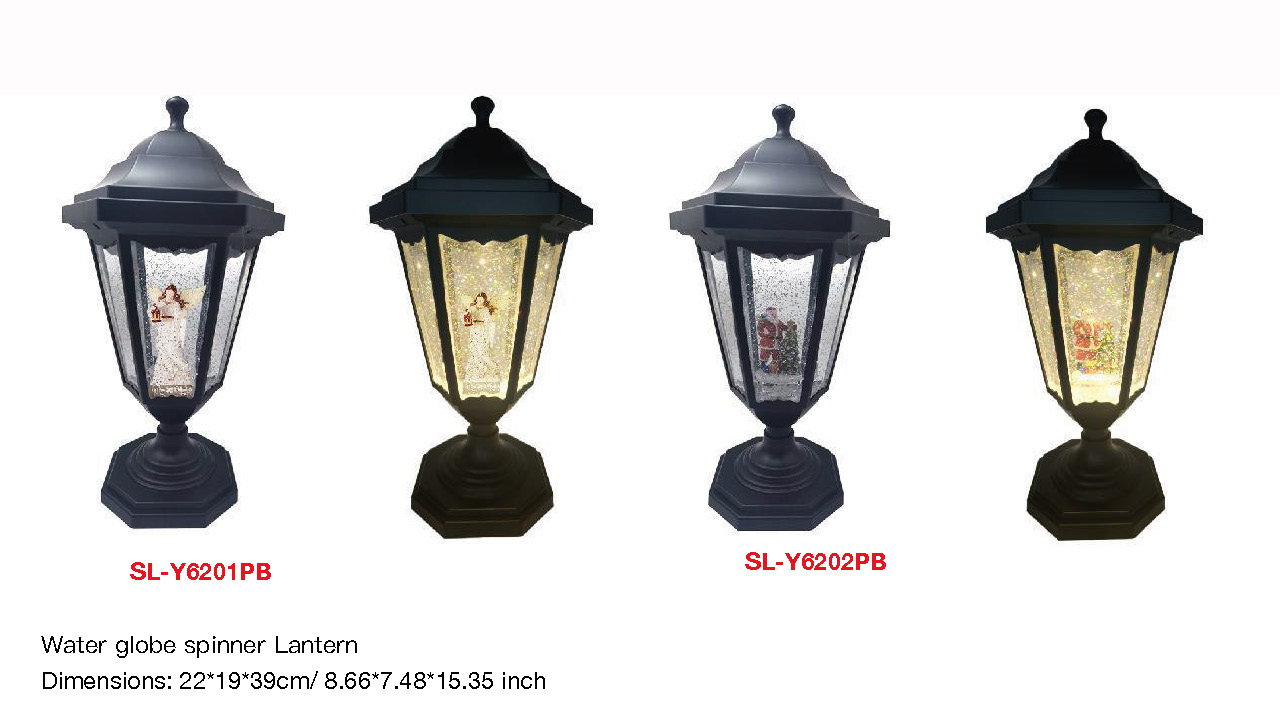 Acrylic Water globe spinner Lantern Angel/Santa Claus SR - 88