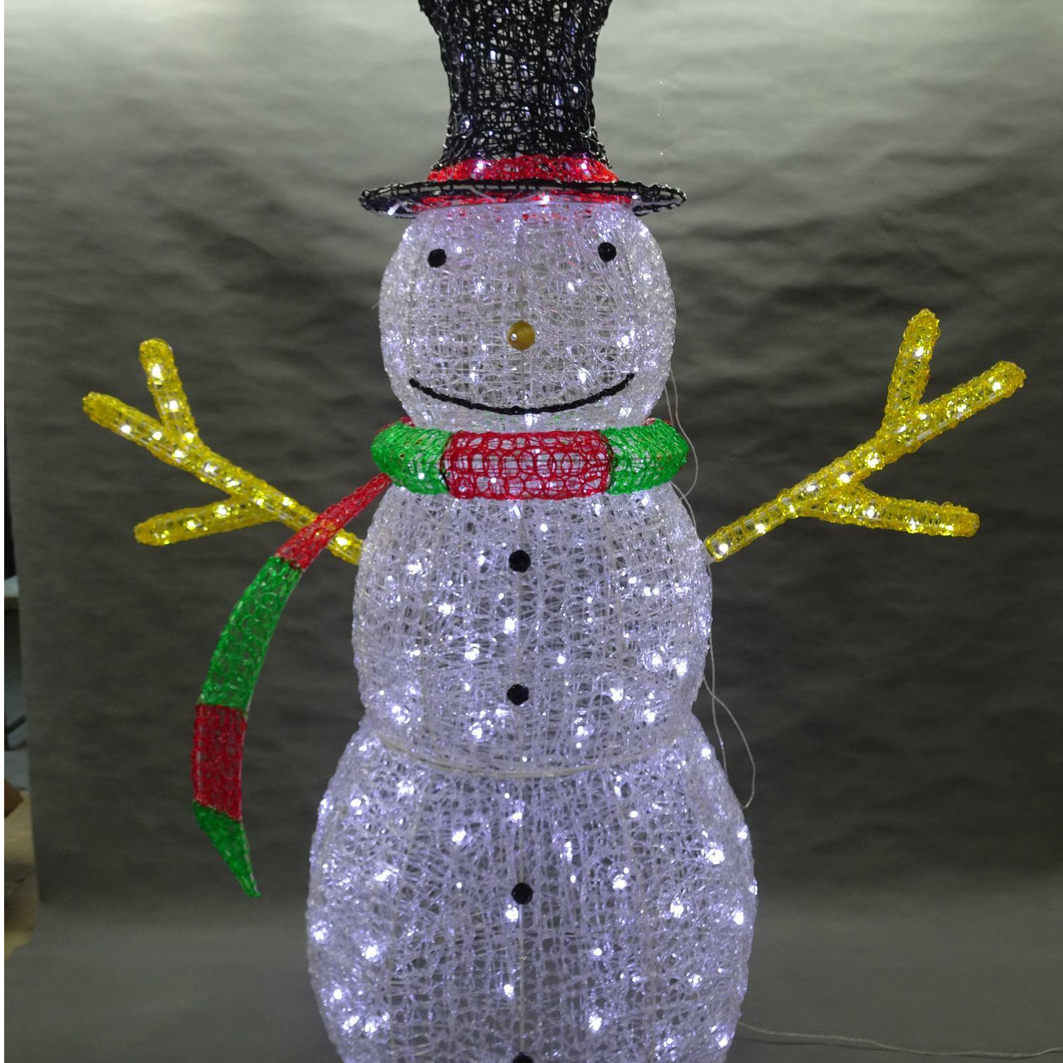 PS 3D Snowman Crystal lights