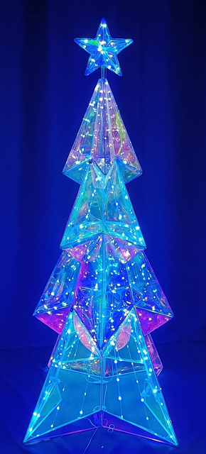 PVC Magic Color +Metal Christmas Tree Modeling Lights