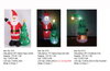 6,7FT Santa Claus and tree Inflatable Lights