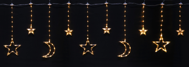 Star&Moon curtain lights 2