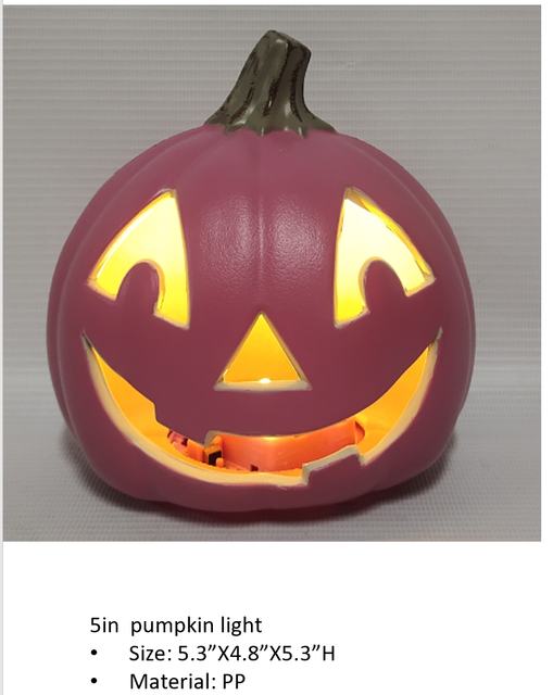 PP 5in Purple Pumpkin modle light