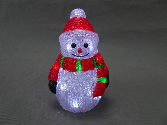 PS 3D Snowman Crystal lights 