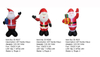 4,5FT Santa Claus Inflatable Lights