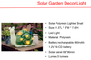 Solar LED Polyresin Lighted Snail