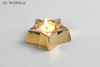 porcelain gold star candle holder - 21