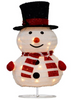 Fabric-wrap Snowman collapsible lights
