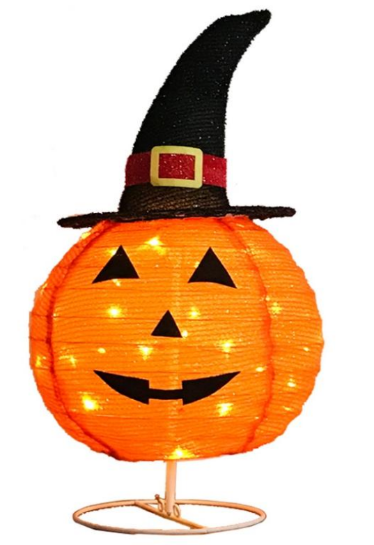 Fabric-wrap Pumpkin collapsible lights