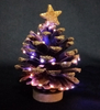 X'mas pine cone Mini Tree+ Giltter top star - 44