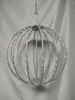 30CM-Diameter Collapsible Hanging Ball Lantern with 350 Warm White Copper Wire LEDs - Space-Saving Foldable Design for Enchanting Indoor/Outdoor Decorative Lighting