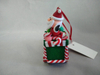 Handcrafted Bread Clay Christmas Santa Train Ornament (No Lights) | 8.5×4×9cm Miniature Decor
