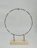 Metal frame with Wooden base
