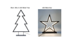 LED light Iron ball cage /megal star/metal tree