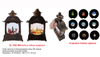 Acrylic Water spinning &interchangeable slides 360 degree Santa Claus & Reindeer SR - 8