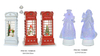 Acrylic Water Motion Light Snowman & Gifts / Santa Claus / Christmas Trss & Gifts SJ - 23