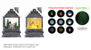 Acrylic Water globe spinner House & LED Projector Light Snowmen & Trees SR - 70