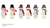 Acrylic Water Snow Globe Figure Snowman SR - 121