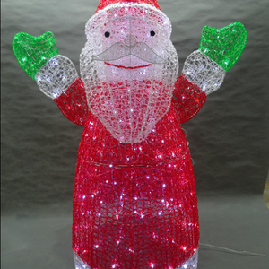 PS 3D Santa Crystal lights 
