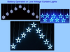 Star&Snowflake curtain lights