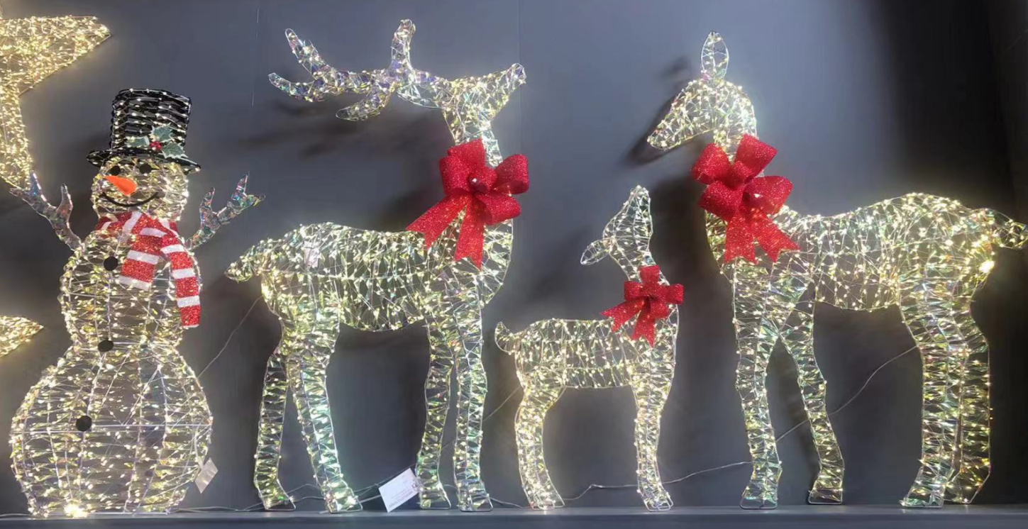 Metal motif light w/pet belt 