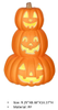 PP Orange col. 3pcs-Pumpkin modle light