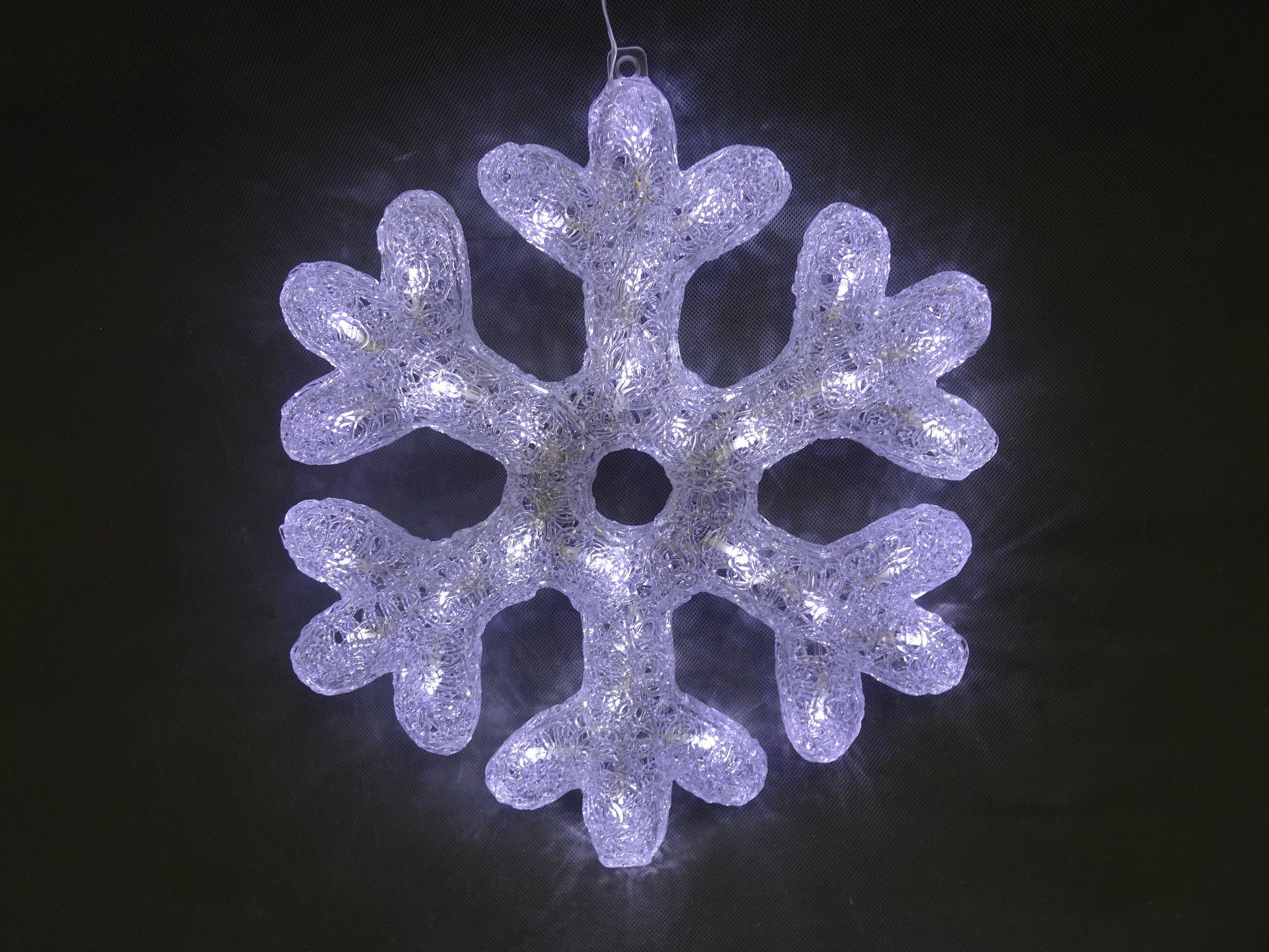 PS 3D Snow flake Crystal lights