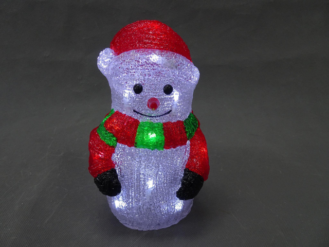 PS 3D Snowman Crystal lights