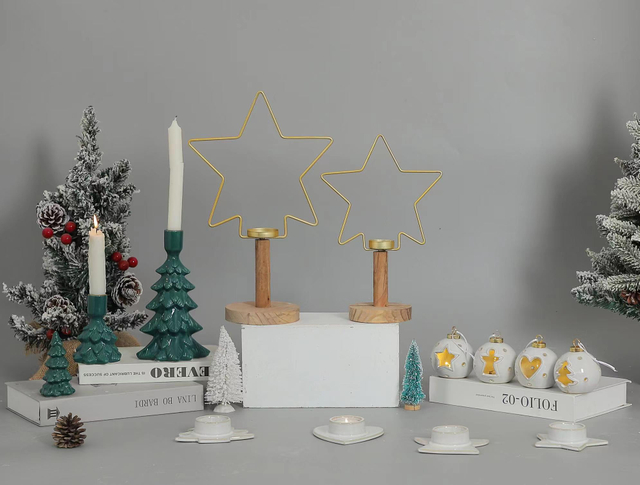 porcelain Christmas tree / star / heart candy holder - 25
